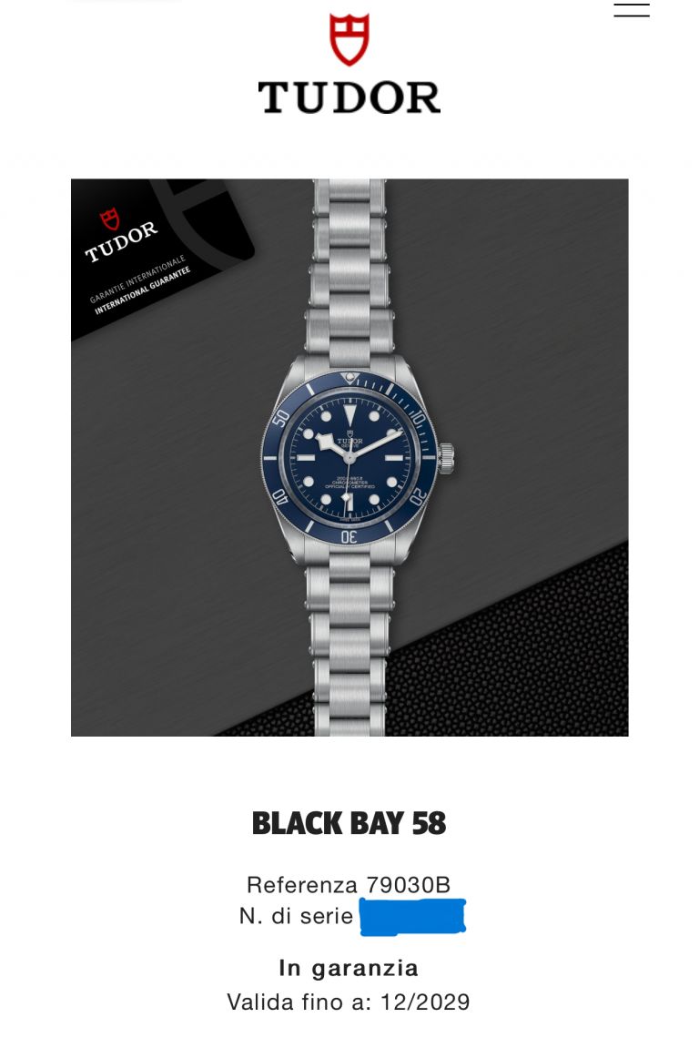 Tudor Black Bay 58 Blue - M79030B-0001