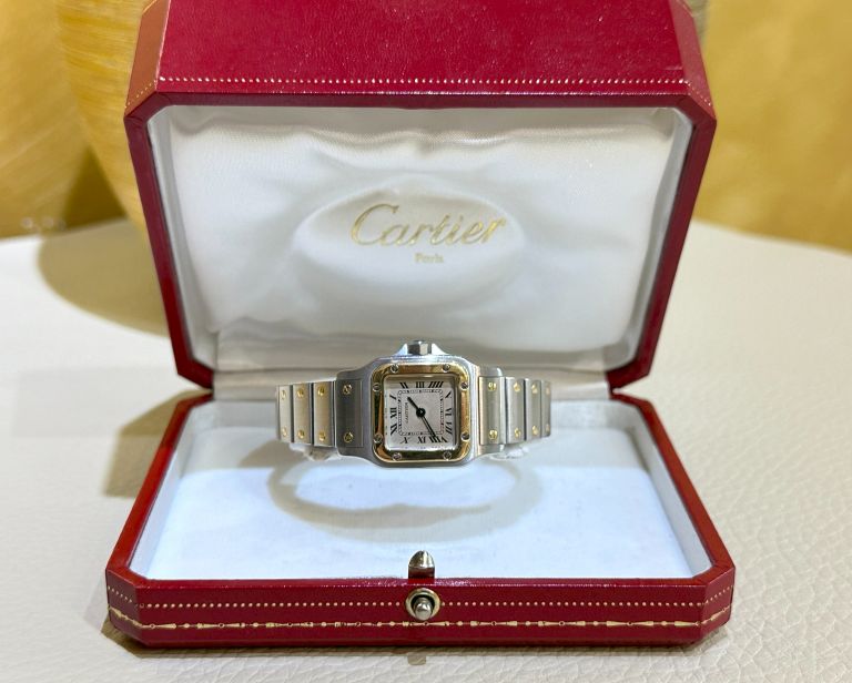 cartier santos 1567 quarzo galbèe