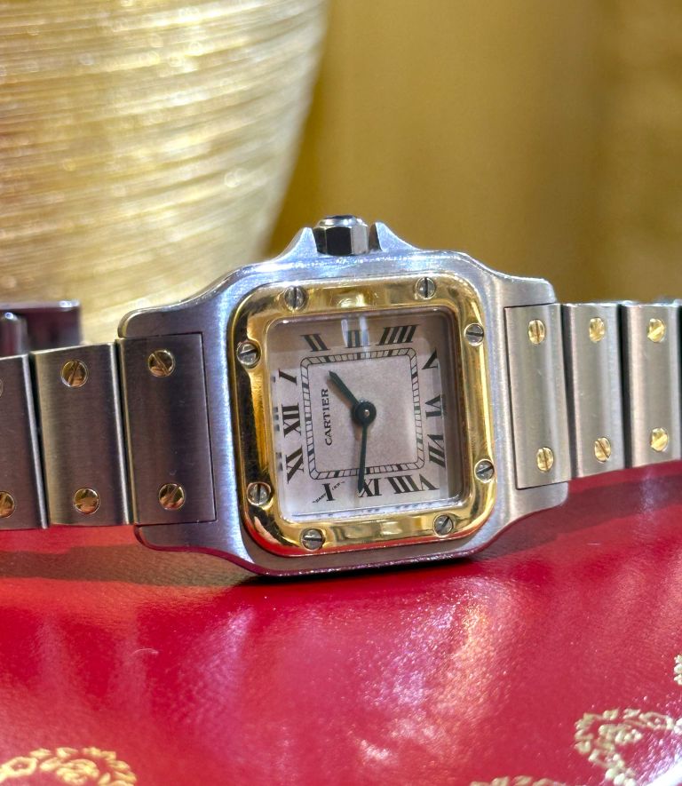 cartier santos 1567 quarzo galbèe