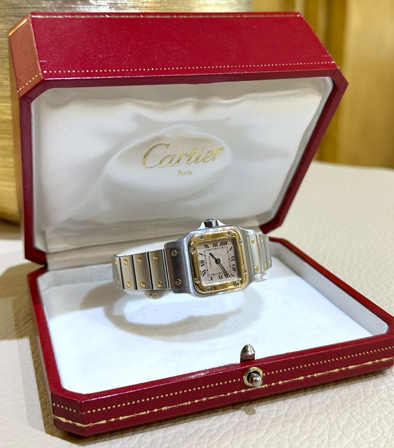 cartier santos 1567 quarzo galbèe