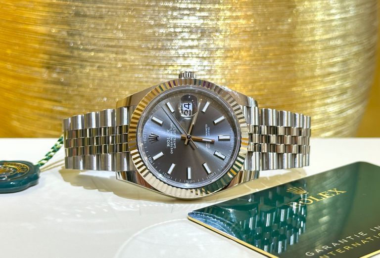 rolex datejust 41 rodium 126334