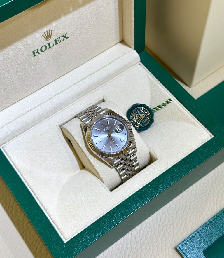 rolex datejust 41 rodium 126334