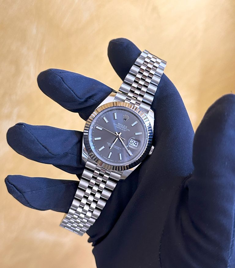 rolex datejust 41 rodium 126334