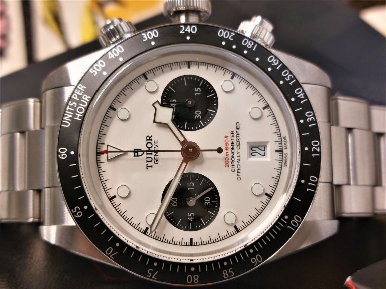 tudor black bay chrono panda