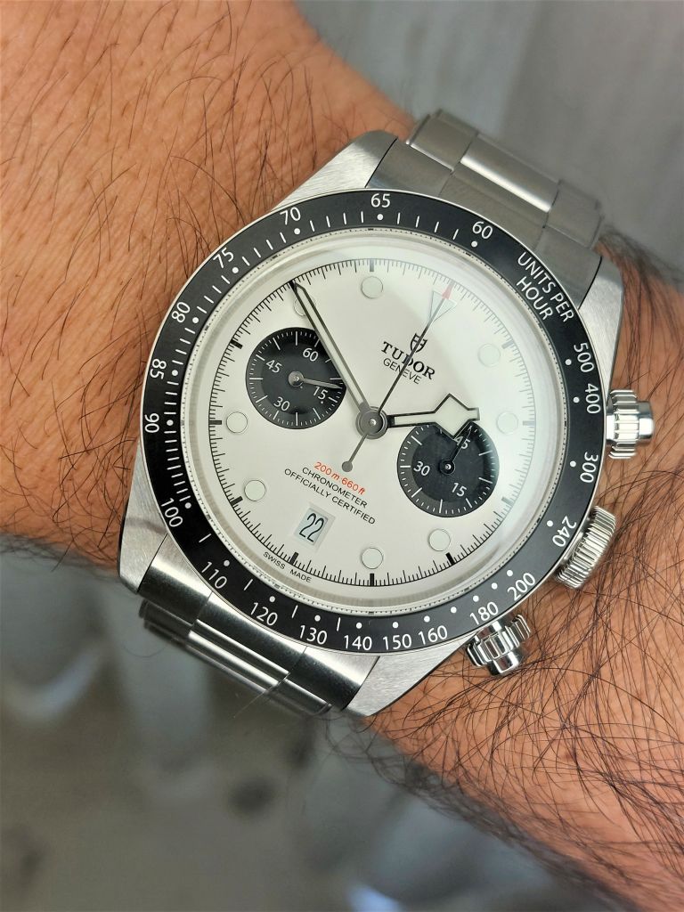 tudor black bay chrono panda
