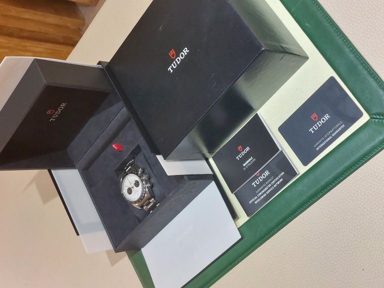 tudor black bay chrono panda