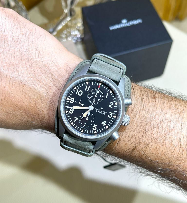 Hamilton Khaki Field Auto Chrono