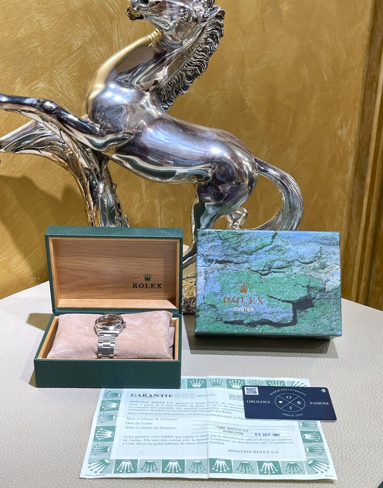 Rolex oyster perpetual 31mm salmon