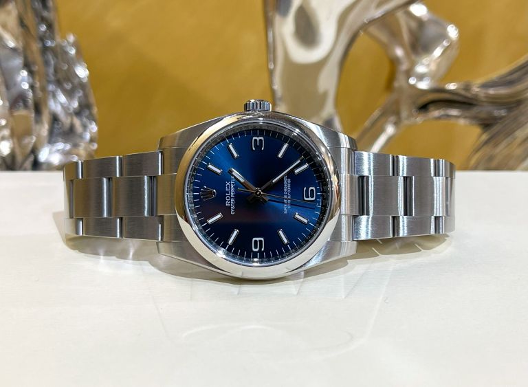 rolex oyster perpetual 36 blu