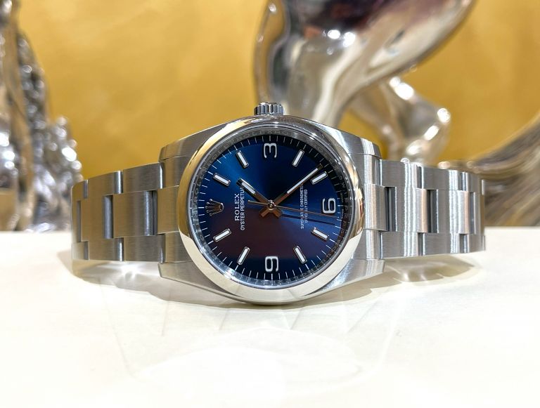 rolex oyster perpetual 36 blu