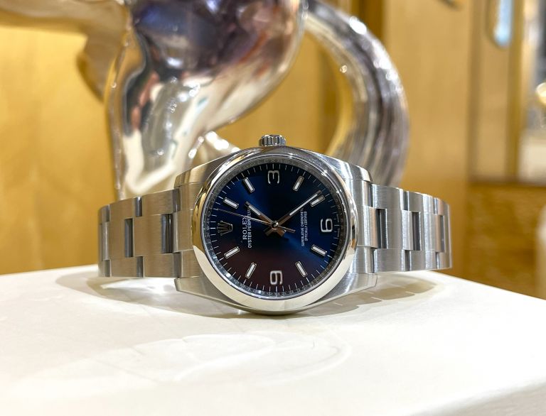 rolex oyster perpetual 36 blu