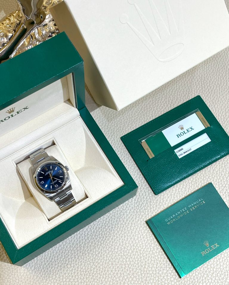 rolex oyster perpetual 36 blu