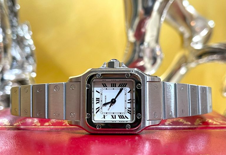 cartier santos automatic lady