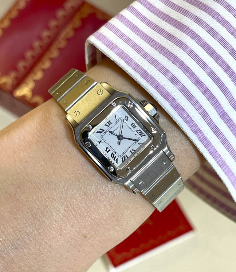 cartier santos automatic lady