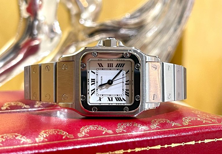 cartier santos automatic lady